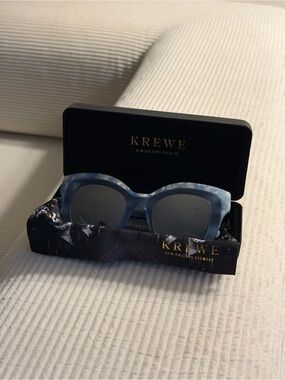 KREWE Dauphine Sunglasses in Light Blue